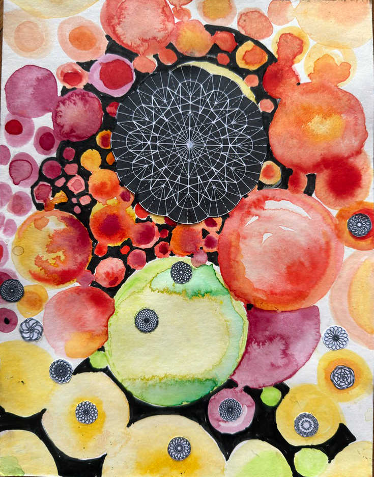 Excitement ThoughtForm by Michelle Hinebrook 