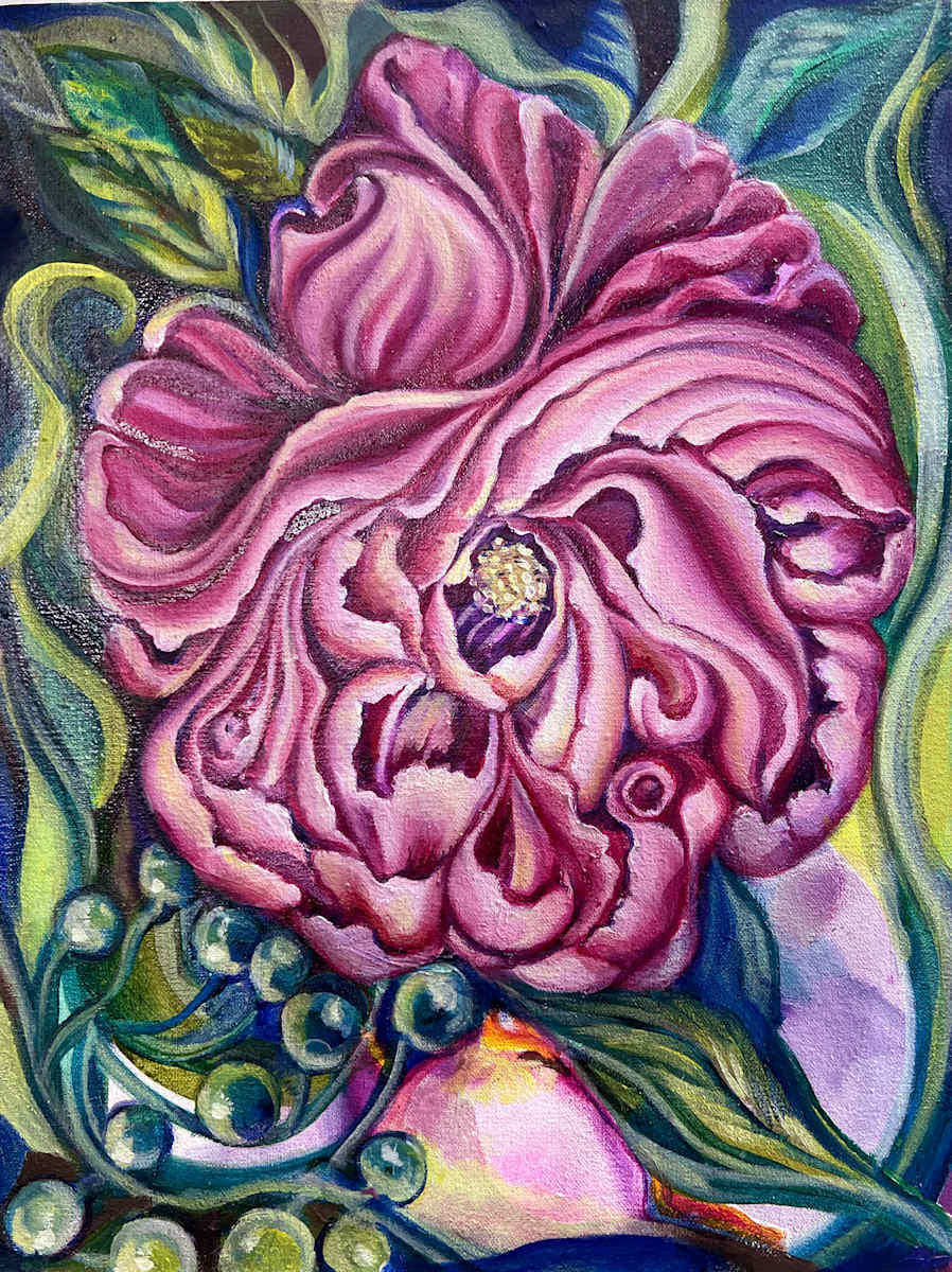 Familiar Flowering by Michelle Hinebrook 