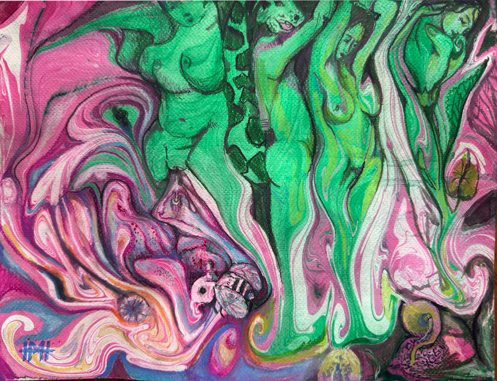 Malachite Maidens by Michelle Hinebrook, Image 1.
