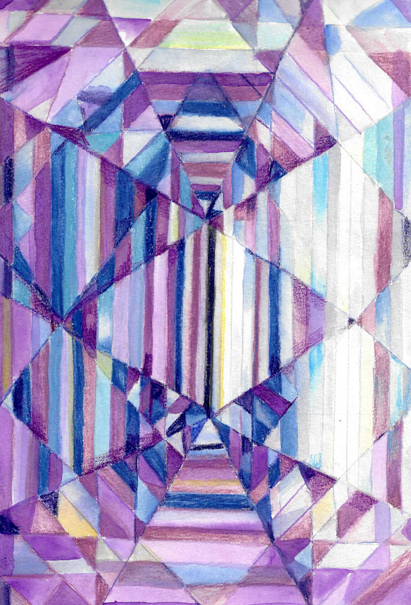 Violet Study 2 by Michelle Hinebrook, Image 1.