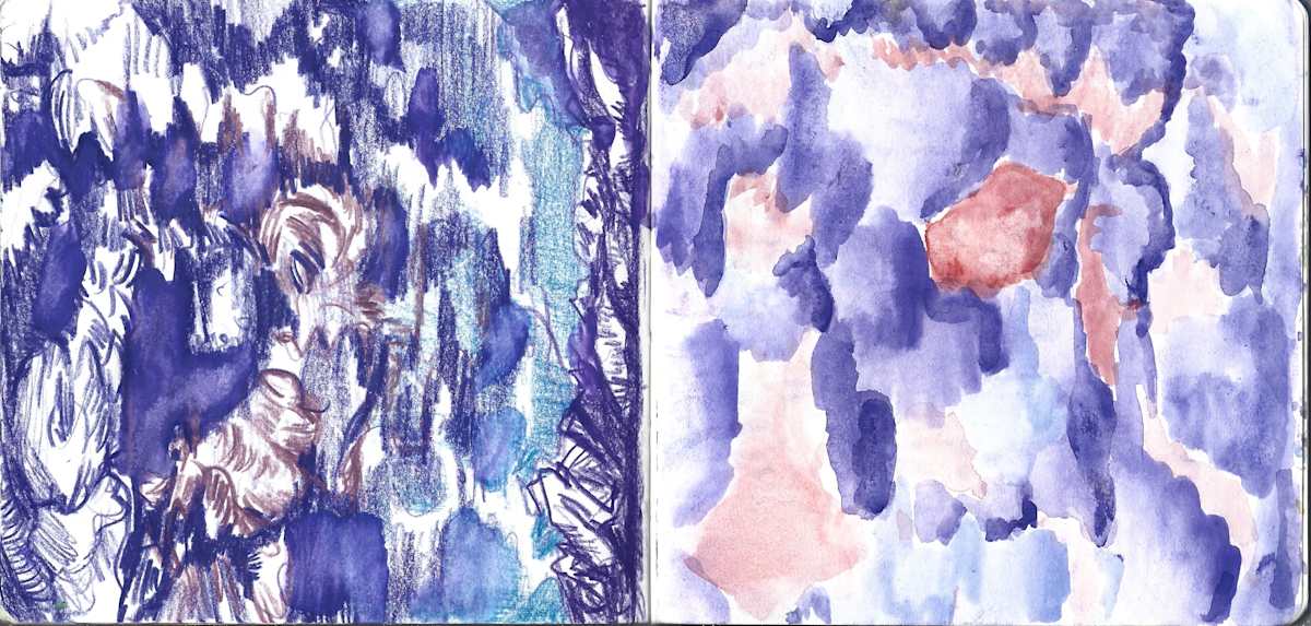 Blue Violet Storm by Michelle Hinebrook 