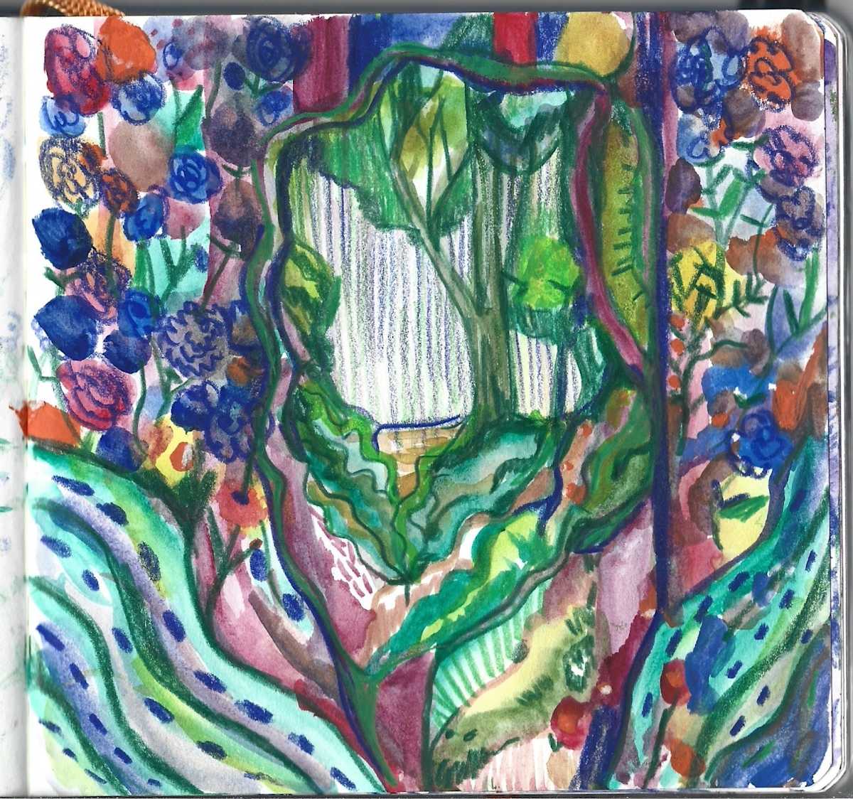 Sketchbook Botanic Porthole by Michelle Hinebrook, Image 10.