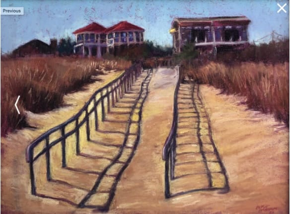 Glorious Beach Living     18x24 by Laurie Basham 