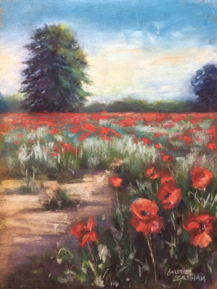 Poppies Forever by Laurie Basham 