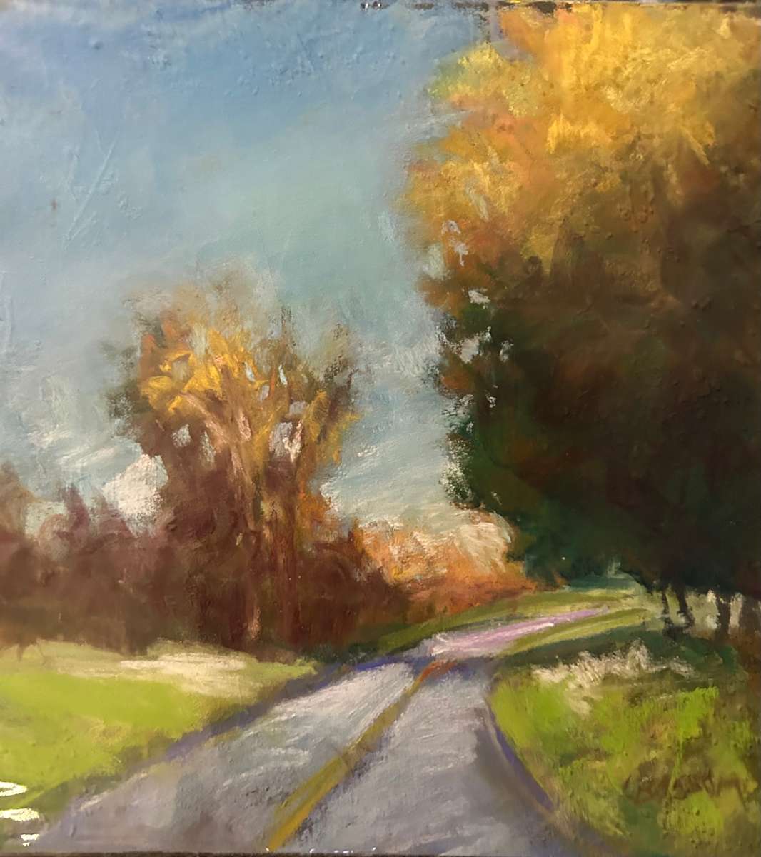 Fall Road by Laurie Basham 