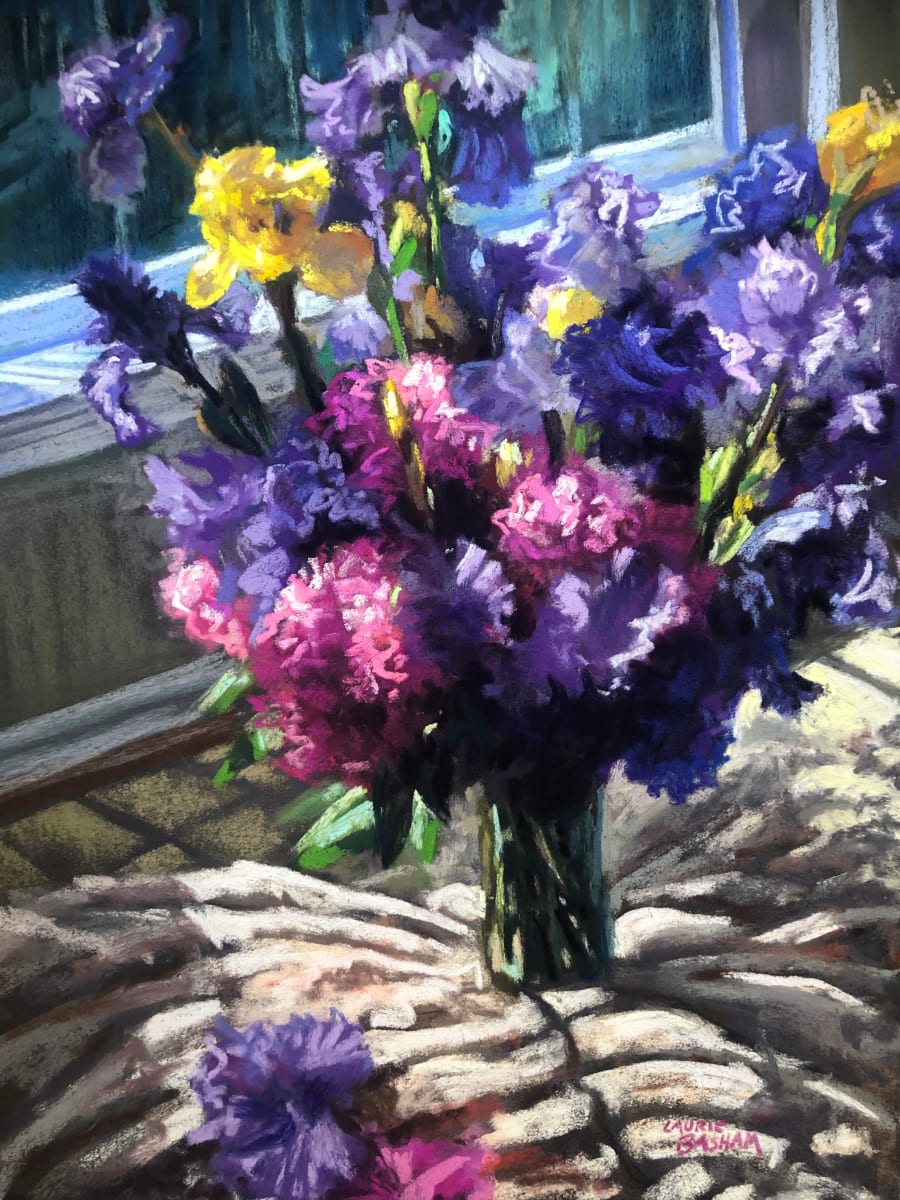 Iris in the Light by Laurie Basham 