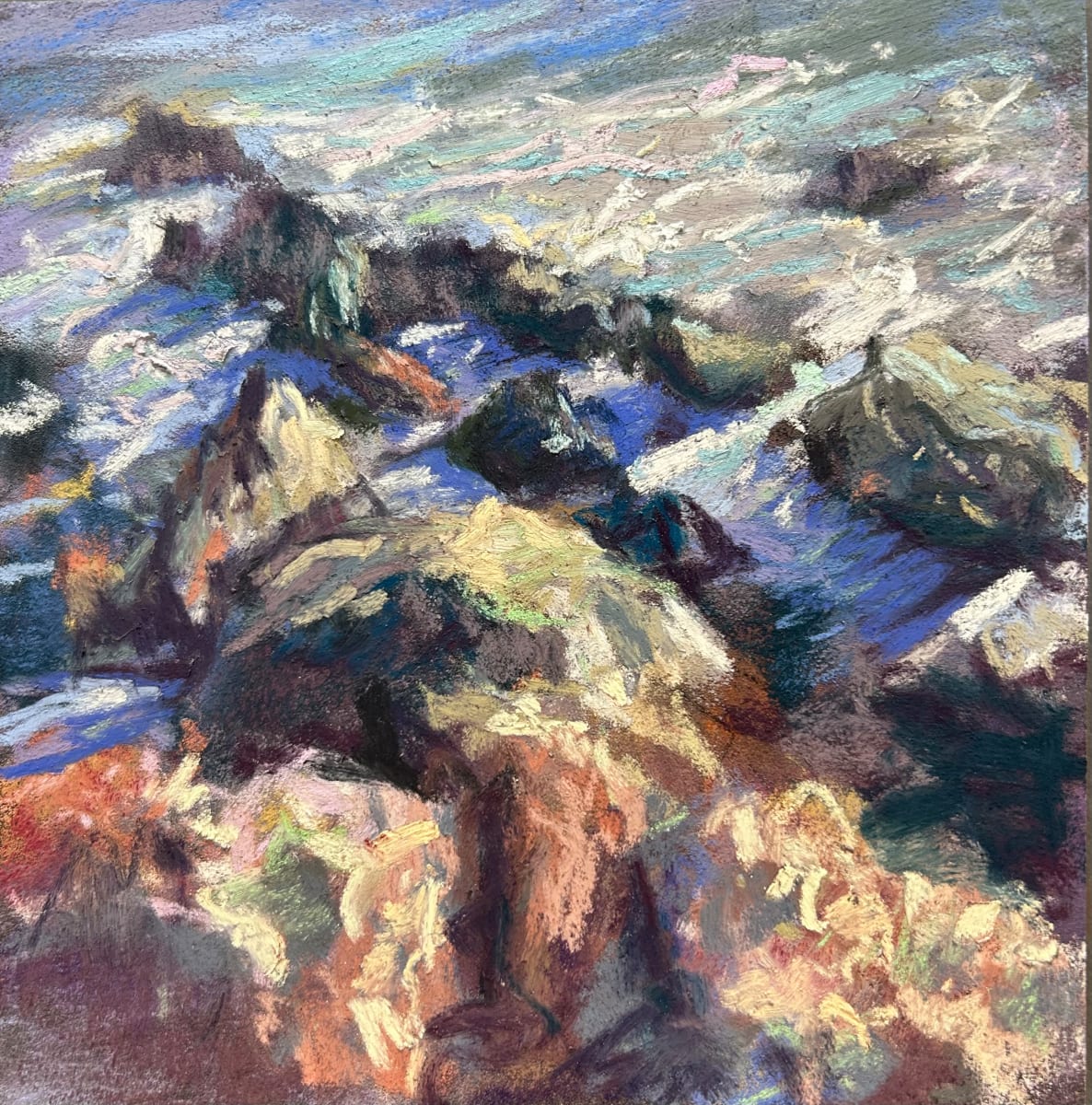 Where Rocks Meet Sea by Laurie Basham 