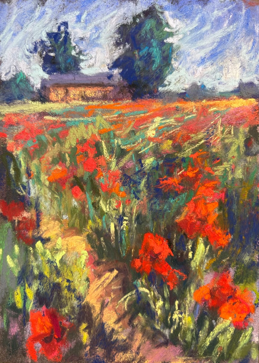 Poppy Field at Dogwood Farms by Laurie Basham 