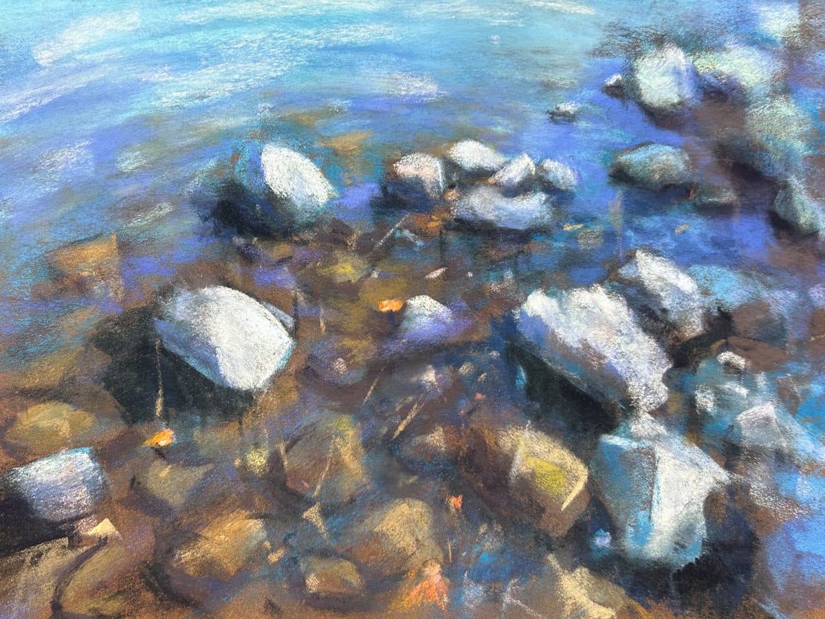 River Rocks by Laurie Basham 