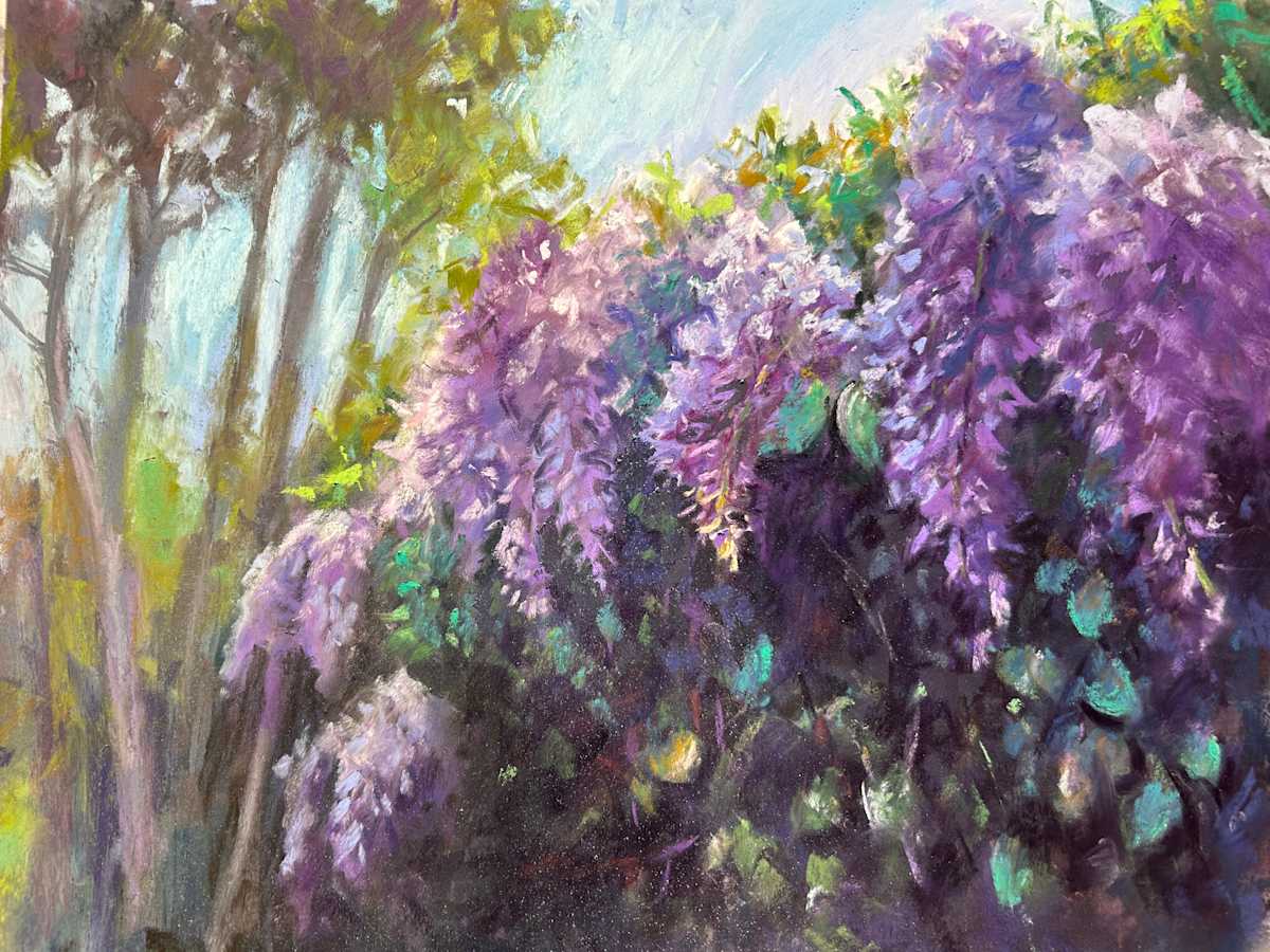 Wisteria Path by Laurie Basham, Image 1.