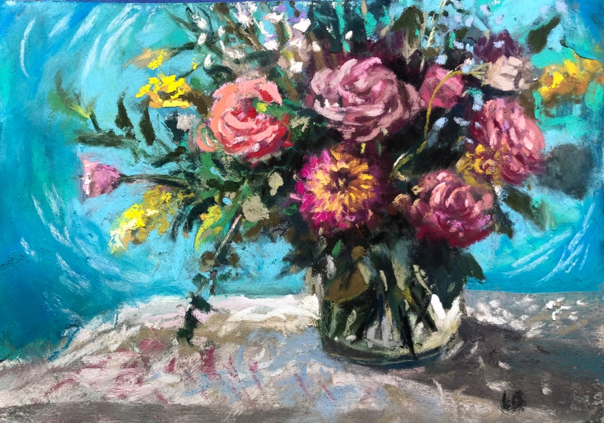 Bday Blooms by Laurie Basham 