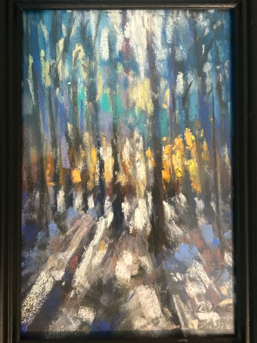 Winter Woods by Laurie Basham 