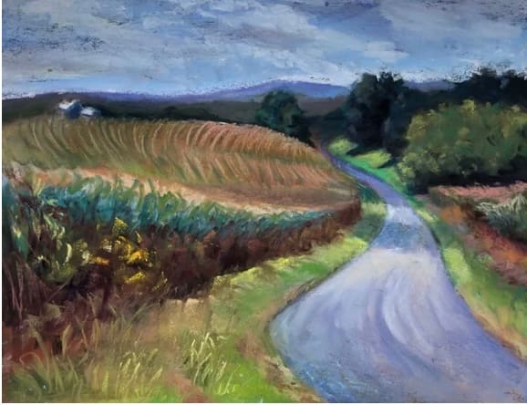 Early Mountain Detour by Laurie Basham 
