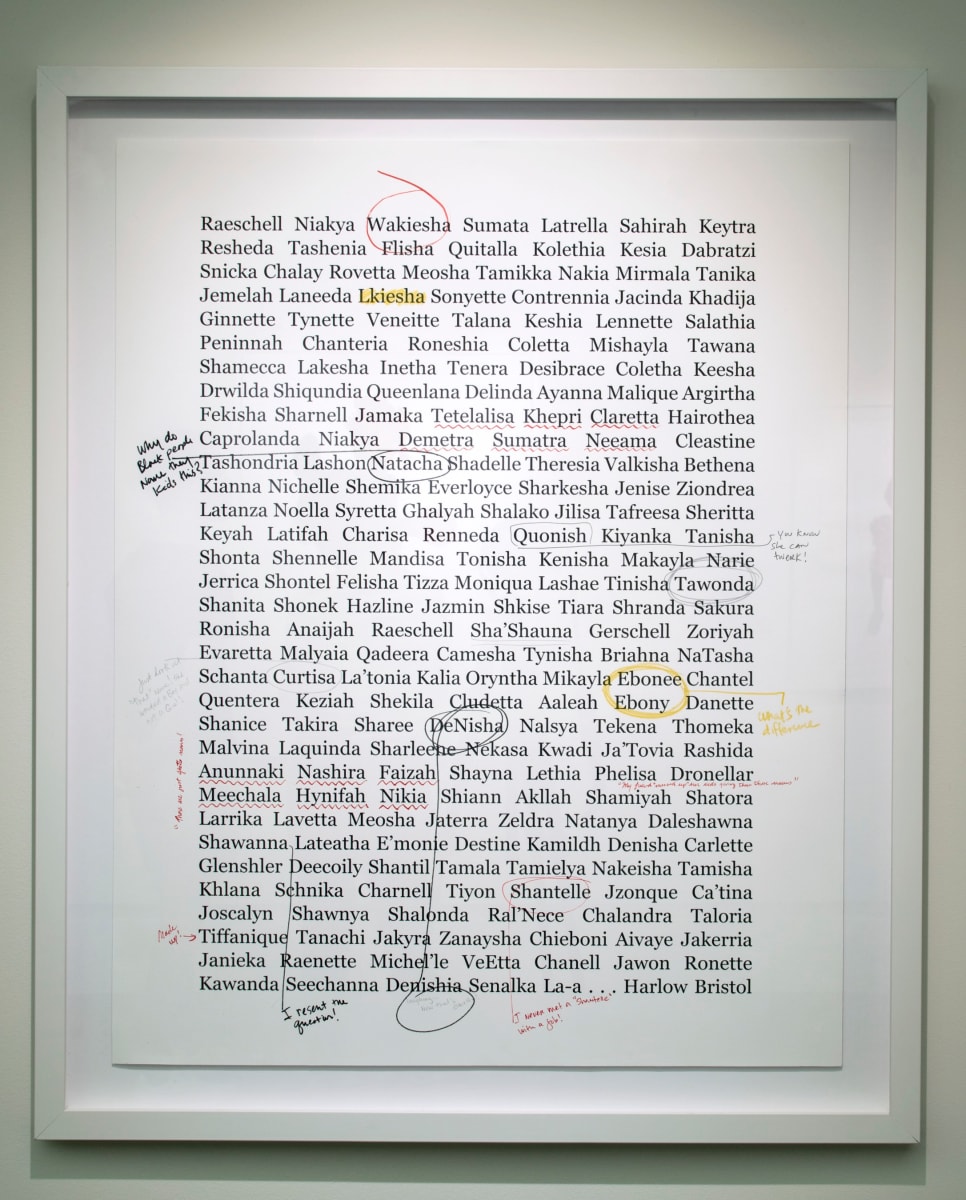 Re-marks by Deborah Roberts  Image: Photo: Mark Doroba