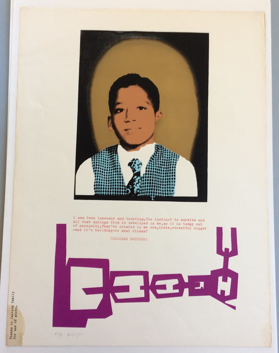 Untitled [Soledad Brother] by Llewellyn Xavier 