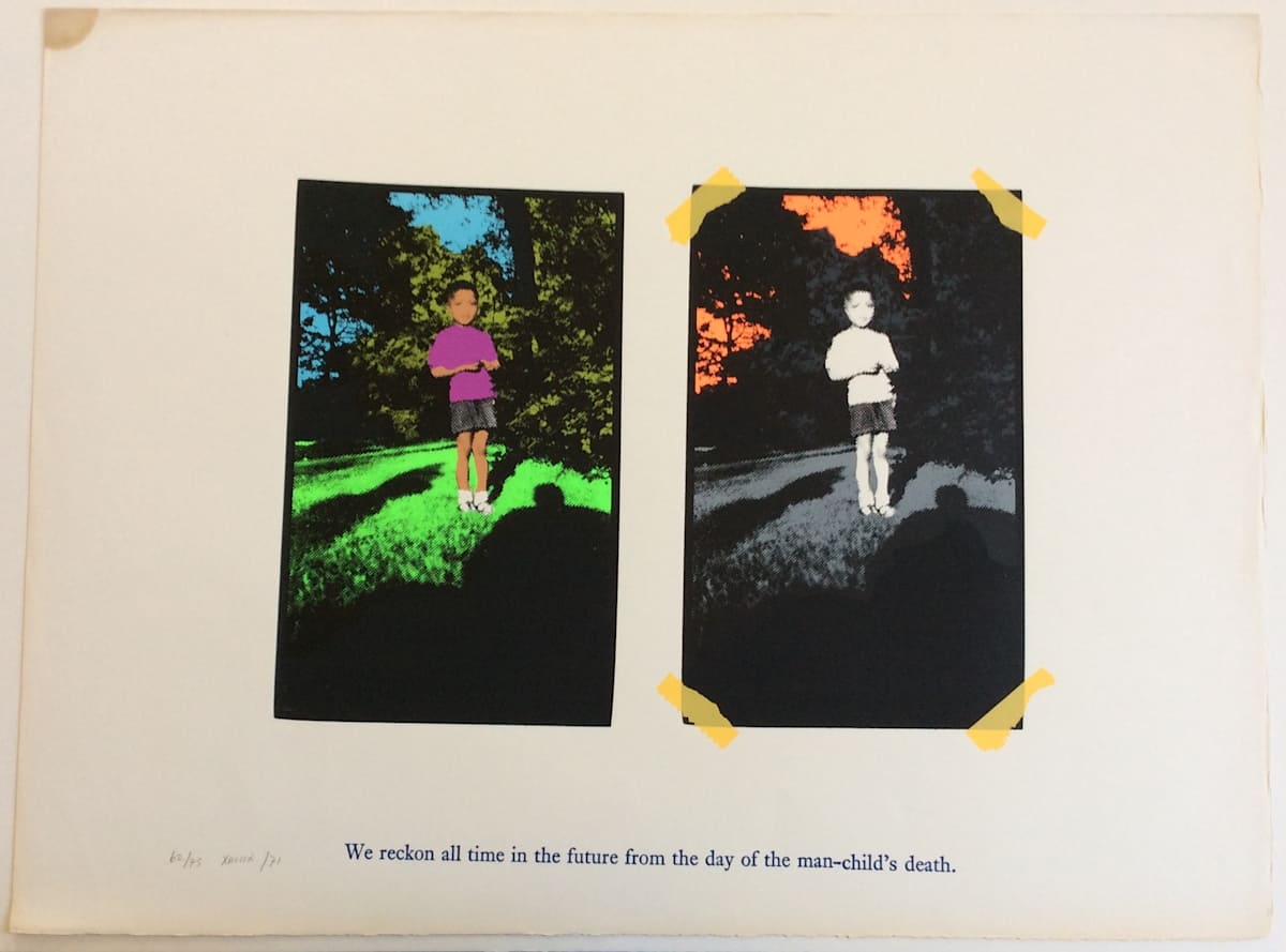 Untitled [We Reckon all Time…] by Llewellyn Xavier 