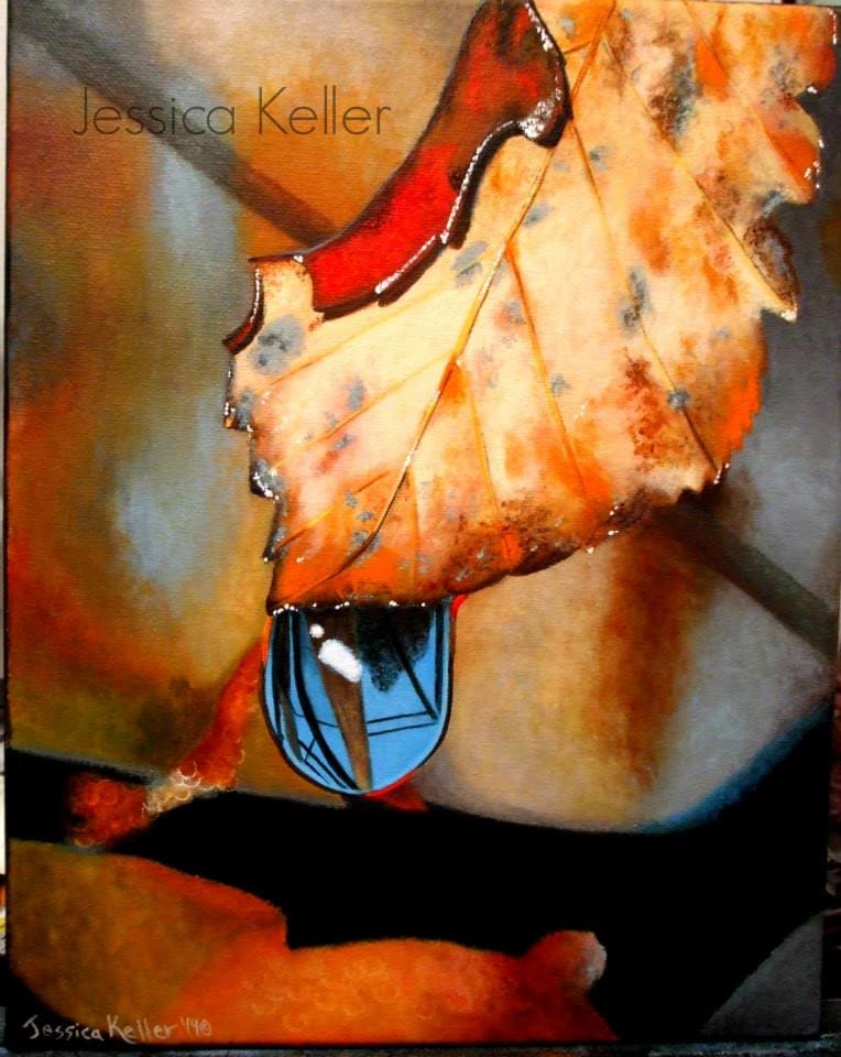 Autumn Dew Drop #2 by Jessica Keller 