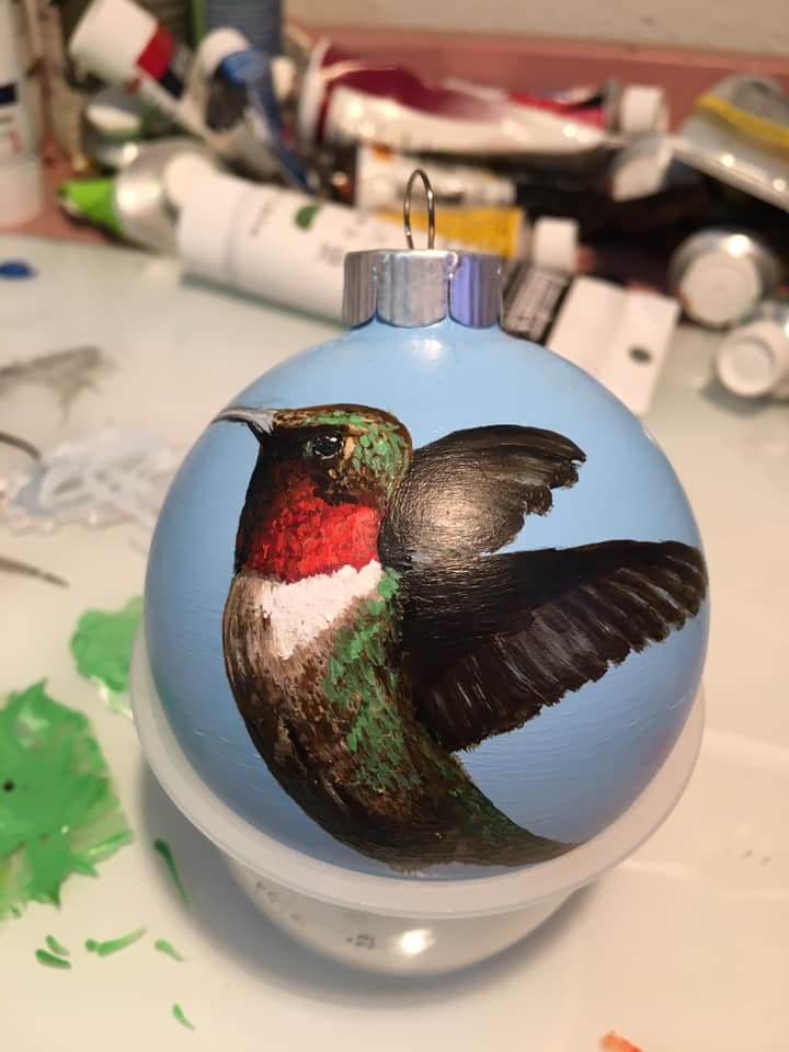 Hummingbird Bulb by Jessica Keller 