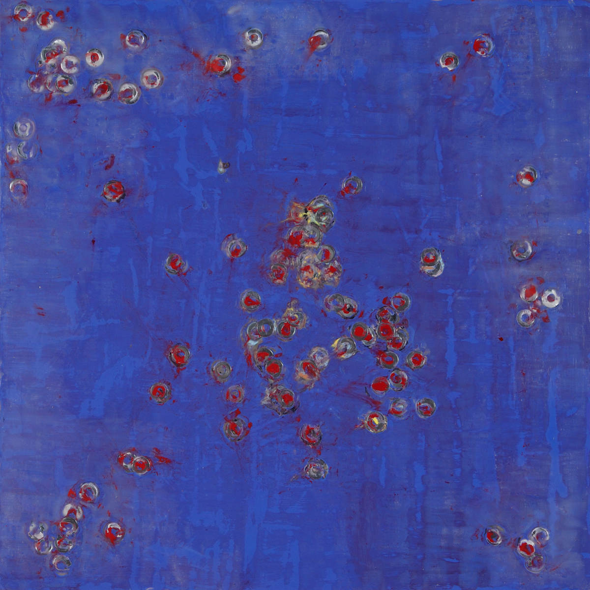 Encaustic vs. Metal III by Linda Sirow 