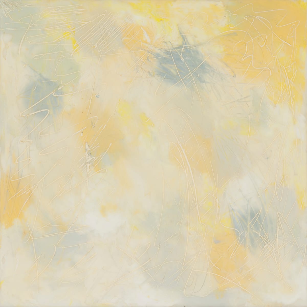 Moving Circles Yellow by Linda Sirow 