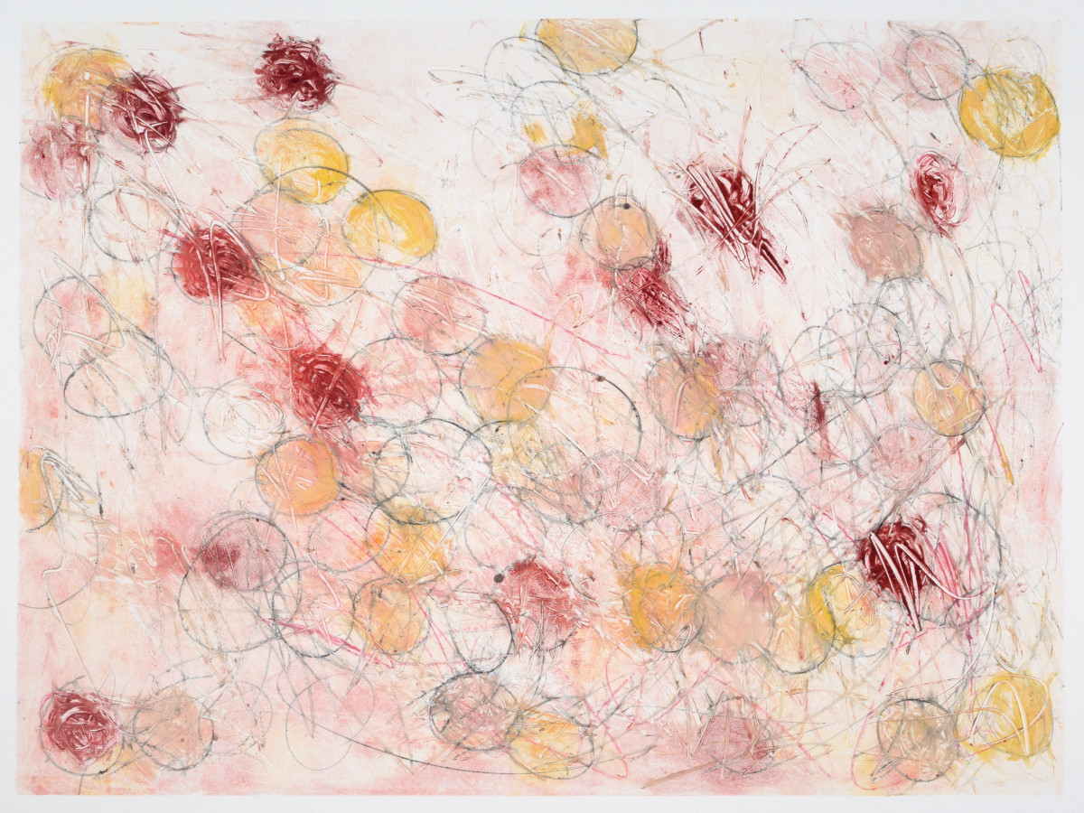 Pencil Circles I by Linda Sirow 