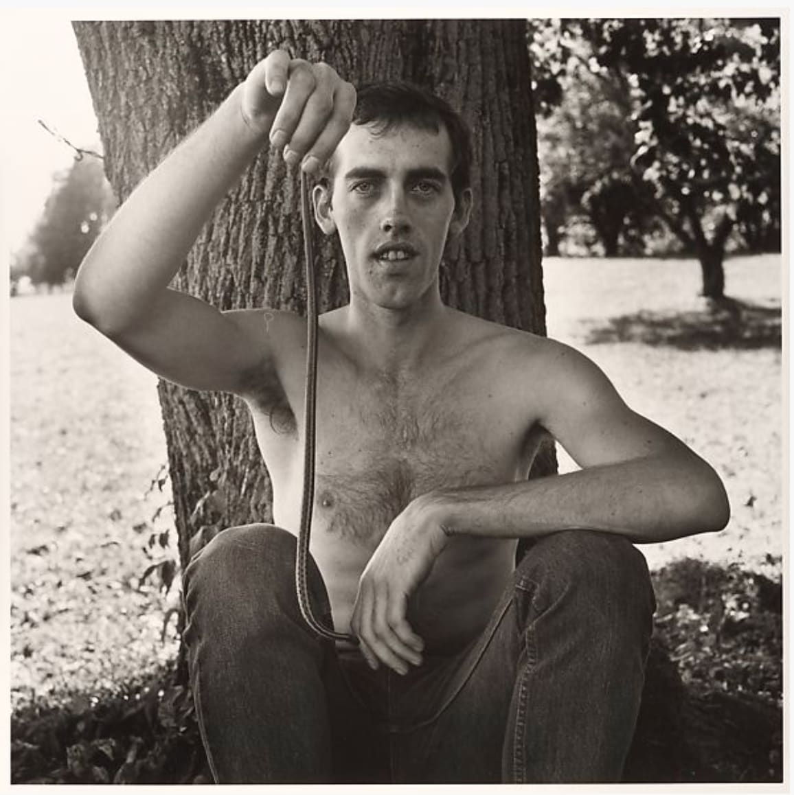 David Wojnarowicz with Snake, 1981 by Peter Hujar, Image 2.