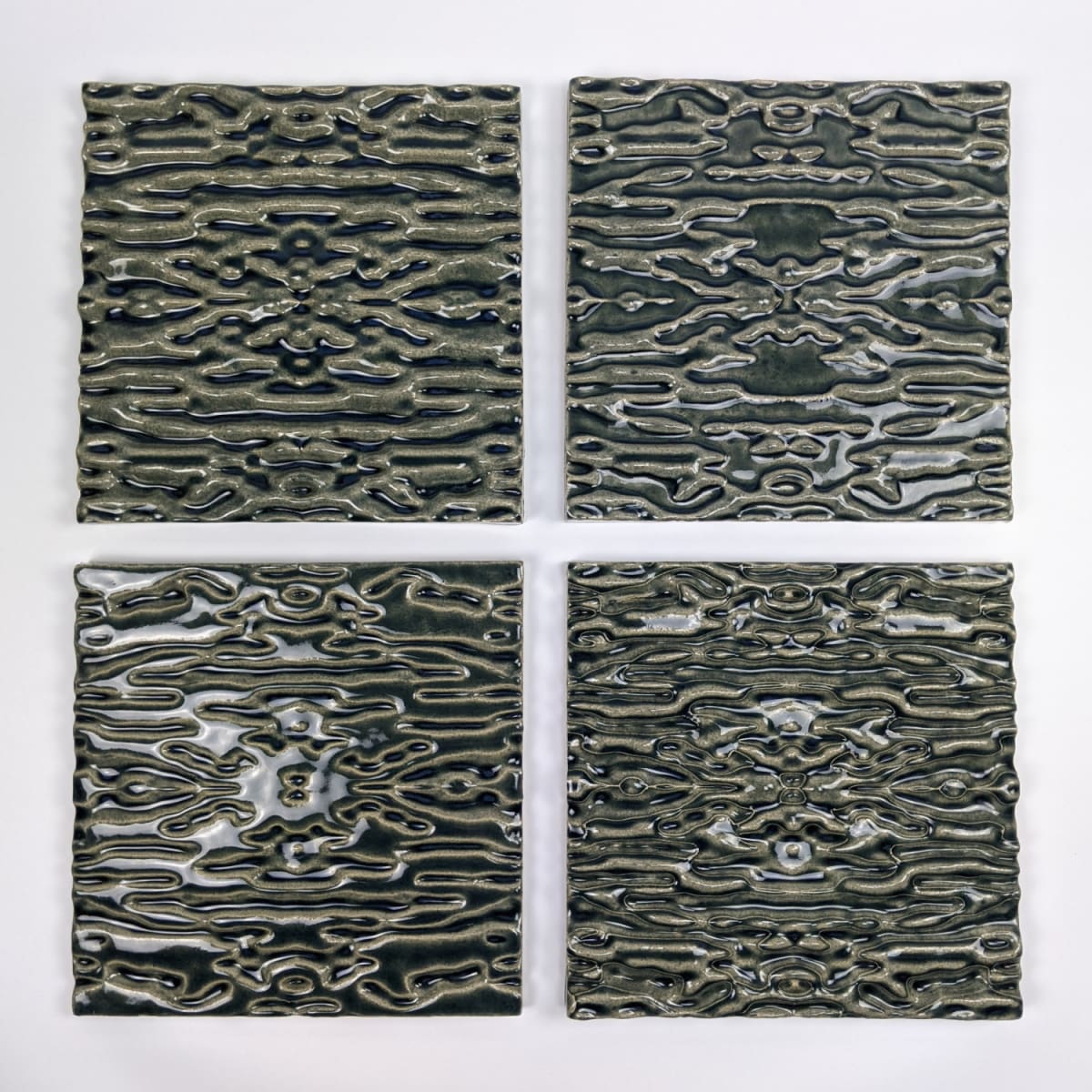 Water Symmetry Studies 1-4 by Sarah Heitmeyer  Image: Group of 4