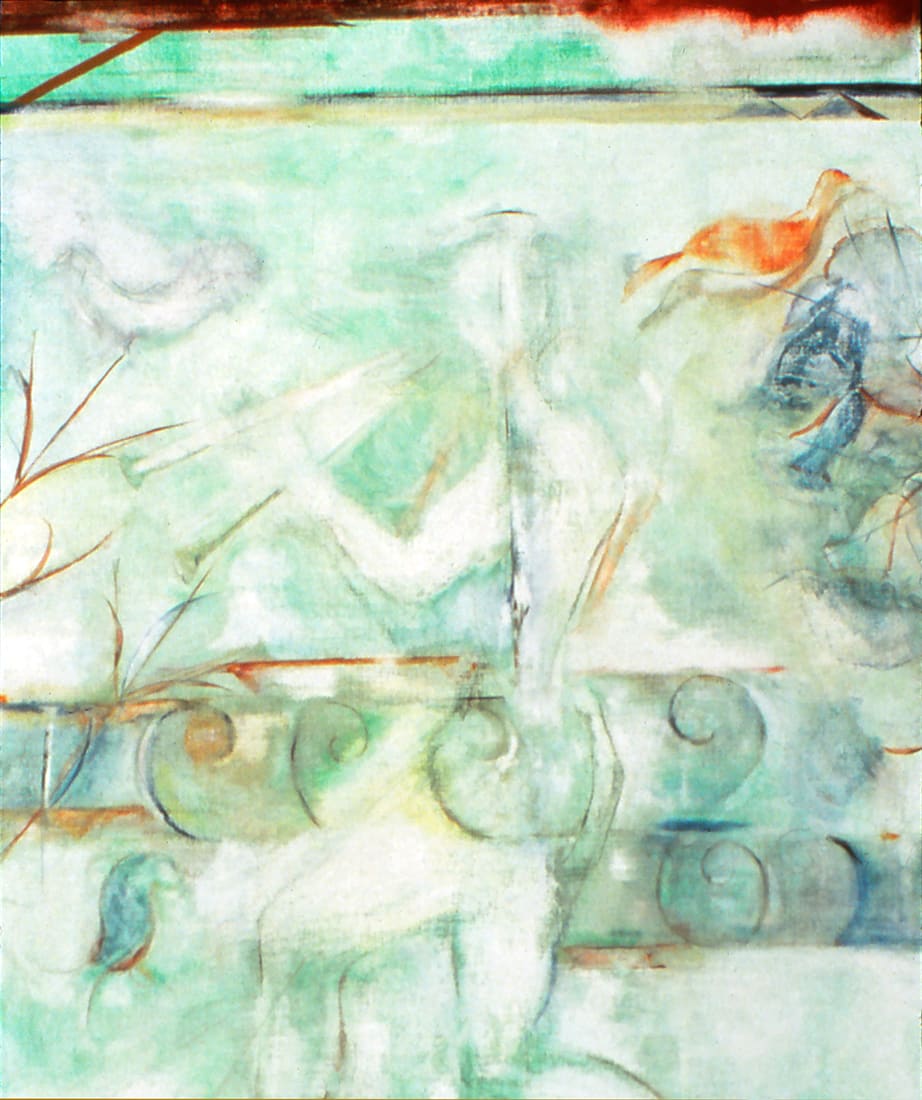 Aulos Player with Birds 