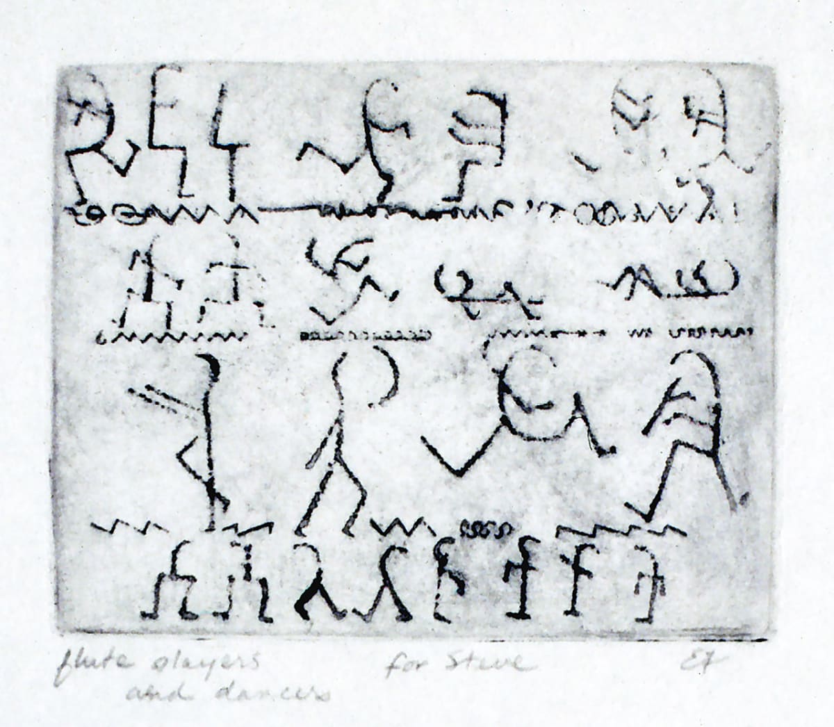 Flute Players and Dancers  Image: for Steve