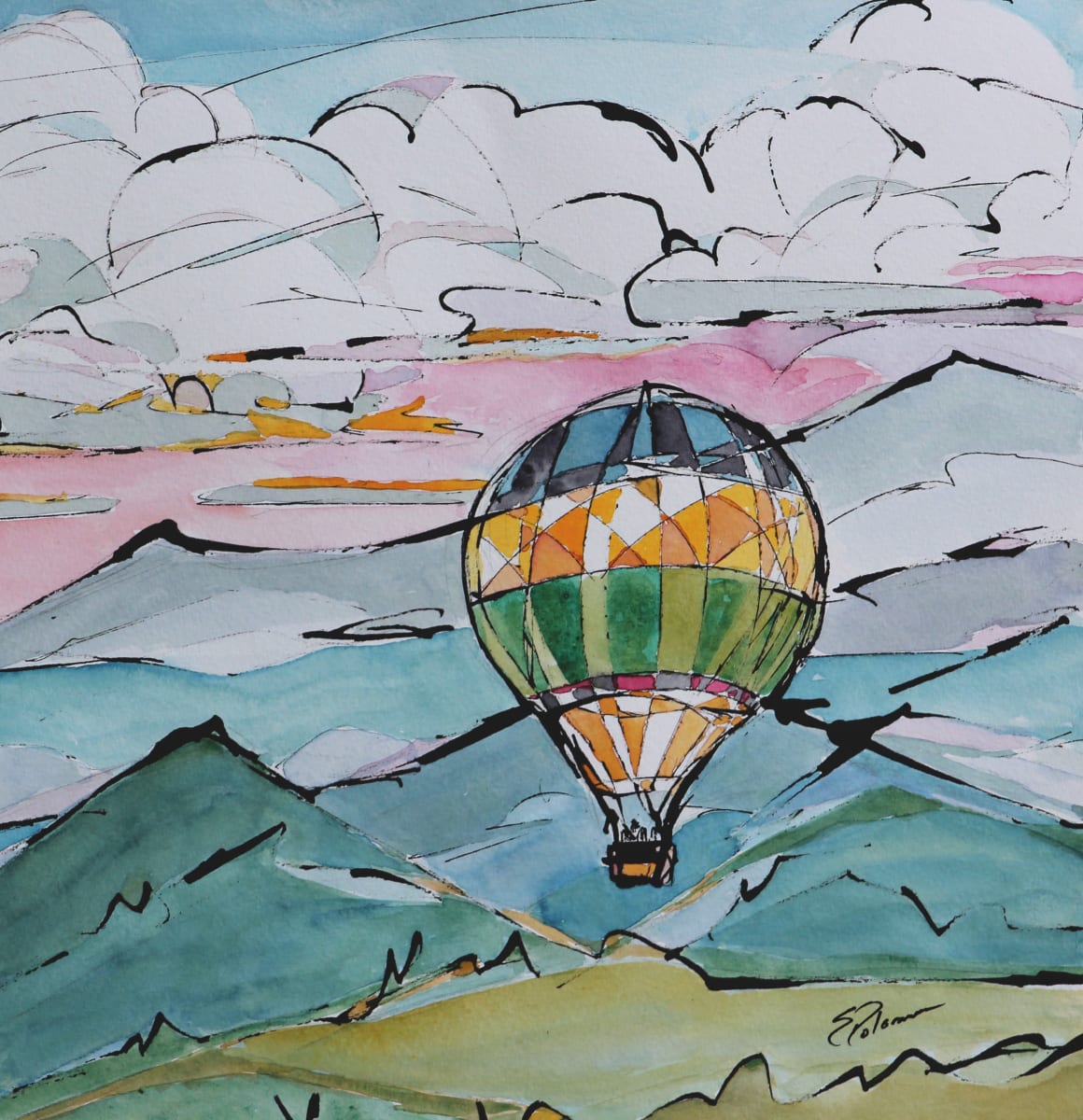 Up Up and Away by Sue Dolamore 