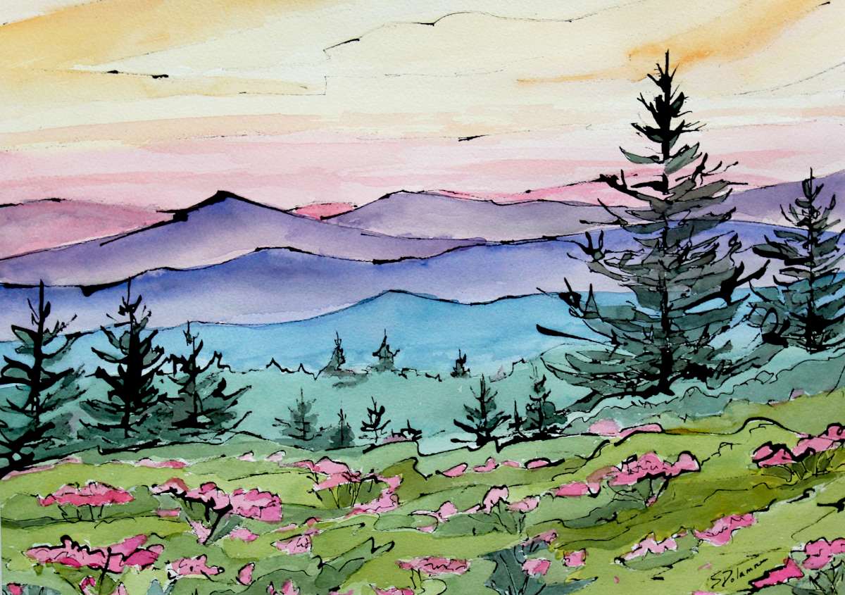 Sunset on Roan by Sue Dolamore 