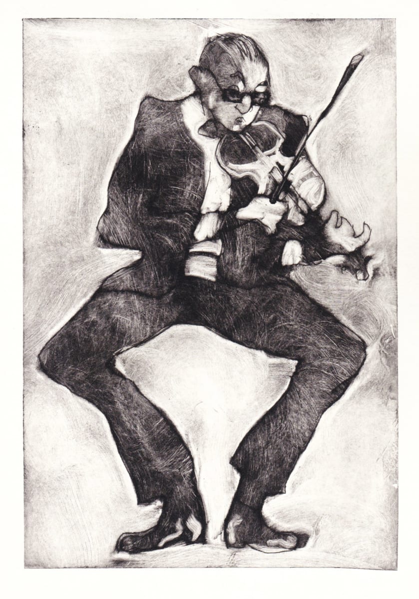 Violinist by Pauline Bellamy 