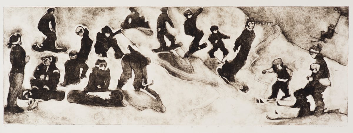 Skiing and Boarding by Pauline Bellamy, Image 1.