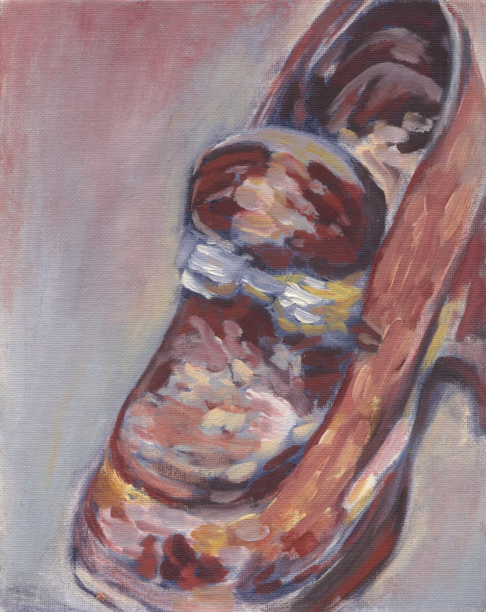 Red Shoe by Eve Mero 