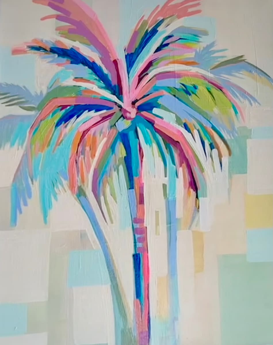 Palm In Blue by Alma Ramirez 