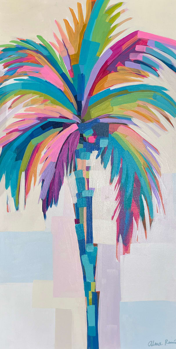 Palm Tree Study I by Alma Ramirez 