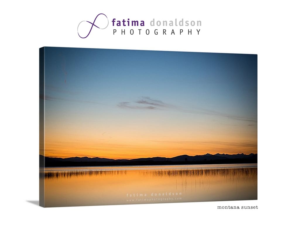 Montana Sunset, Image 1.