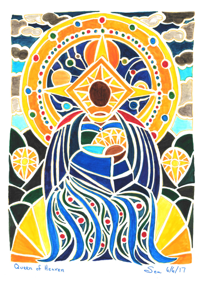 Queen of Heaven  Image: Cover piece for Wil Gafney's Womanist Lectionary - Year W