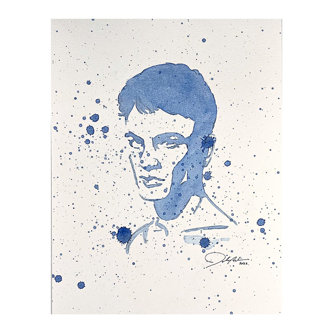 Tristan In Blue by John Velo 