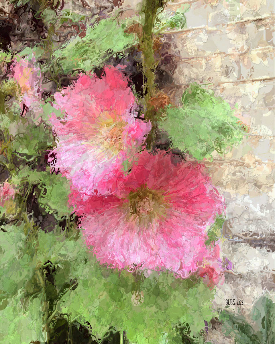Flower Study - Homage to Monet by Barbara Storey  Image: Flower Study - Homage to Monet