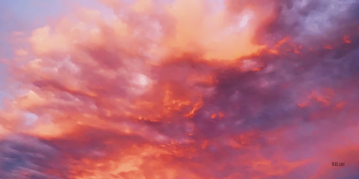 Sky at Sunset by Barbara Storey 