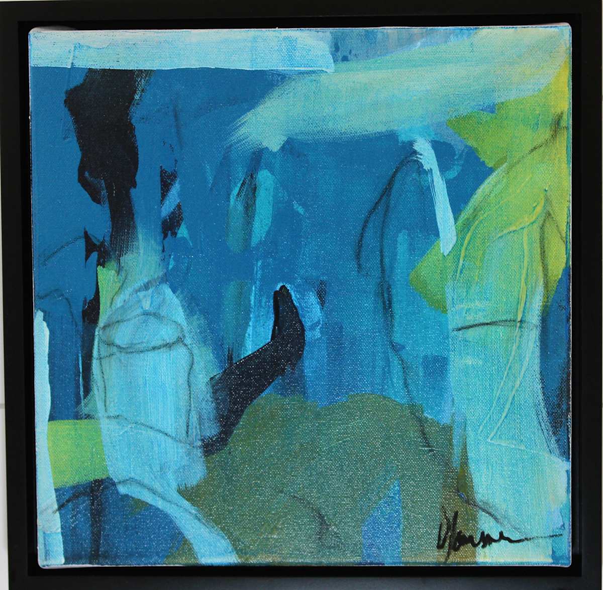 Restless Mind by Vicki Janssens  Image: This abstract piece captures the disjointed feeling that comes from being consumed by too many thoughts.  