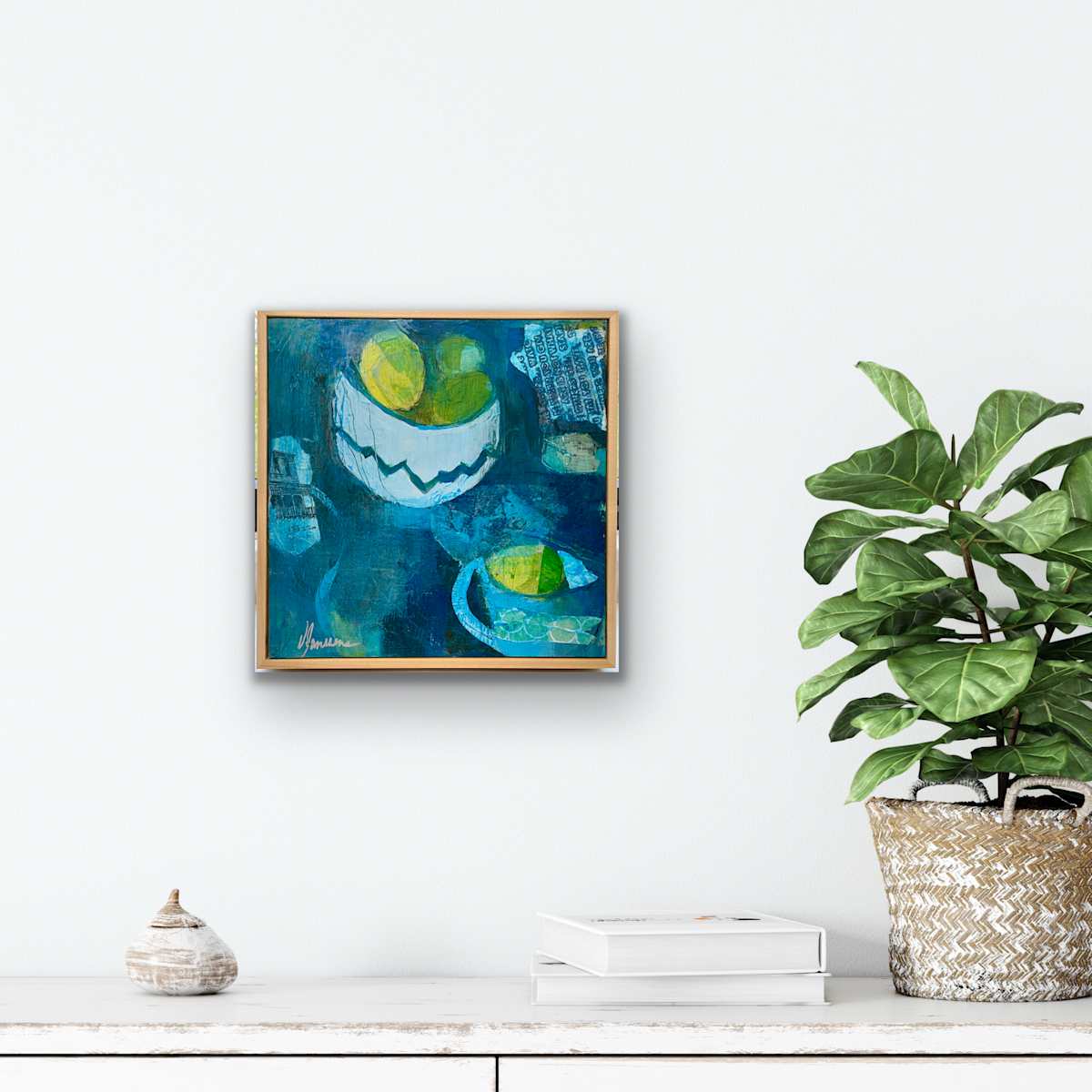 Simple Shapes in Blue by Vicki Janssens, Image 3.