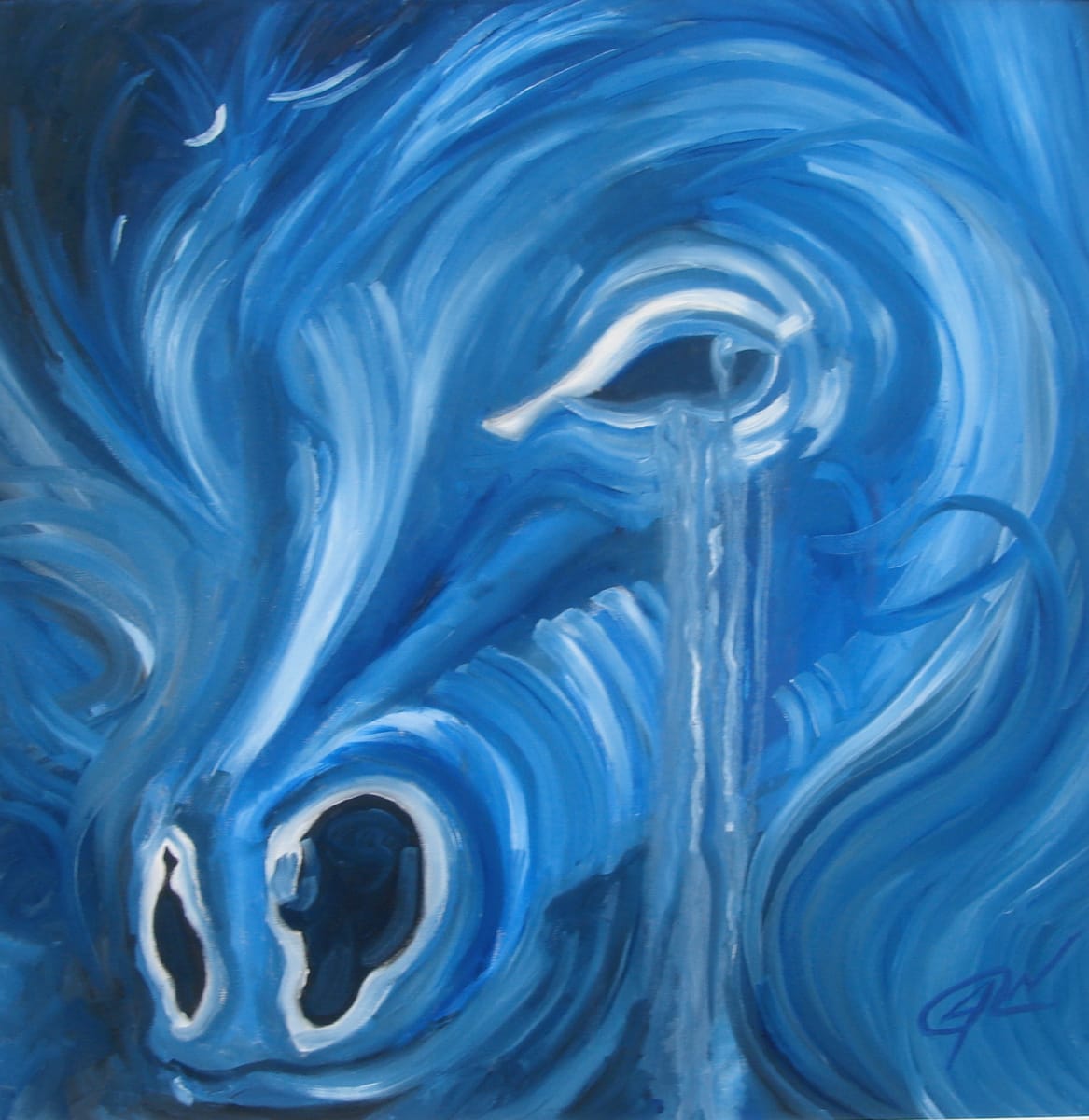 Horse’s Cry Blue by Joel Ray / Nvr Connected 