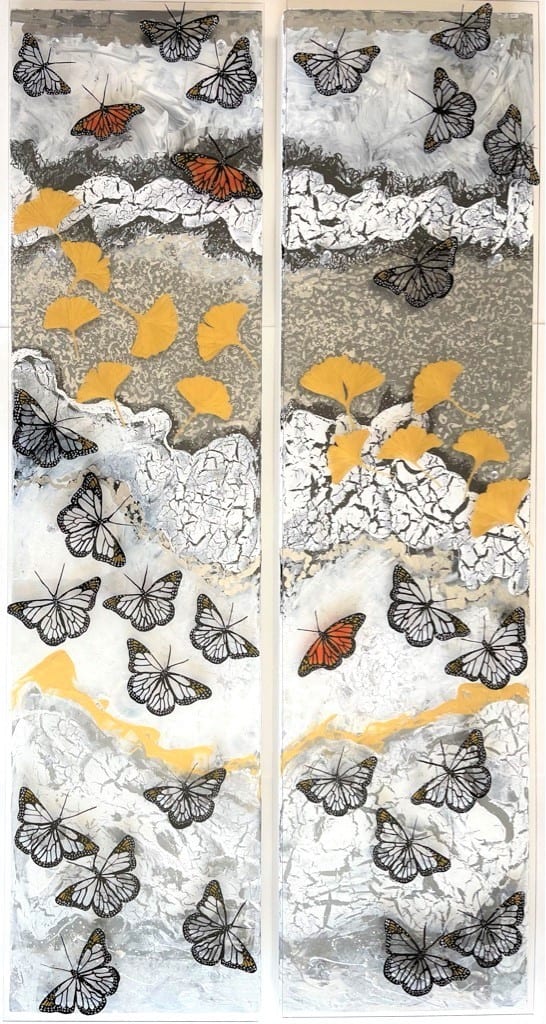 Tres Amigas (diptych) by Kathleen Kane-Murrell 