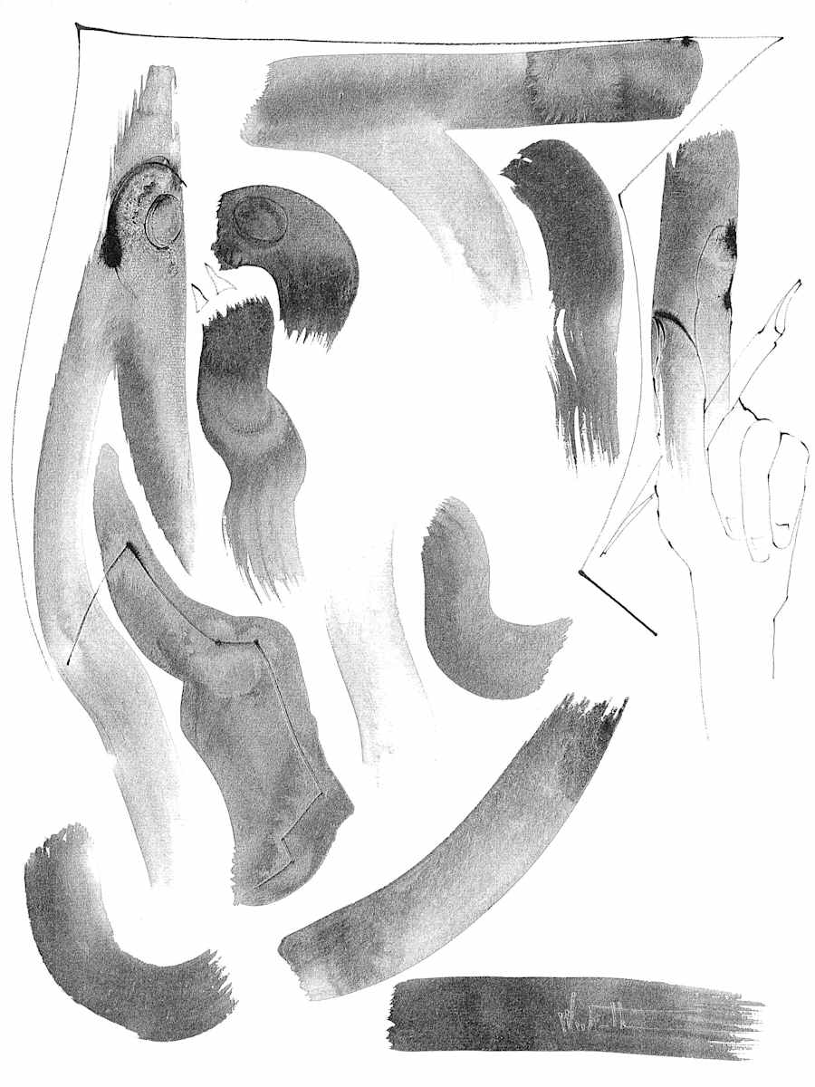 Drawing  9 by Alan Wood-Thomas, Image 1.