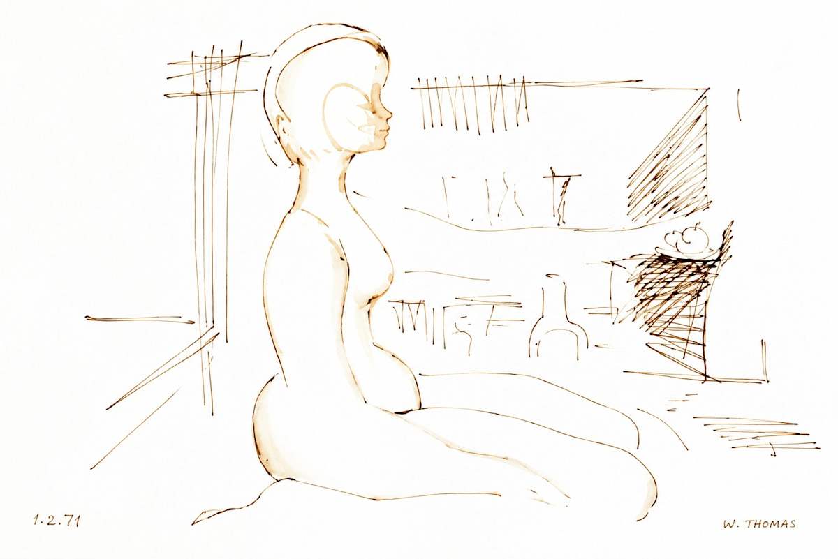 Drawing 10 by Alan Wood-Thomas, Image 1.
