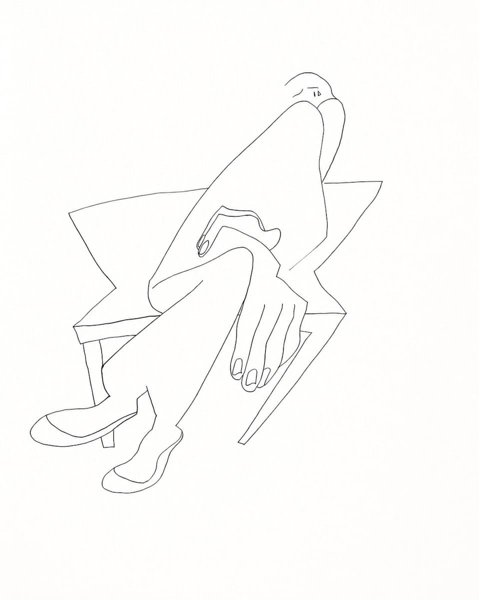 Drawing  43 by Alan Wood-Thomas, Image 1.