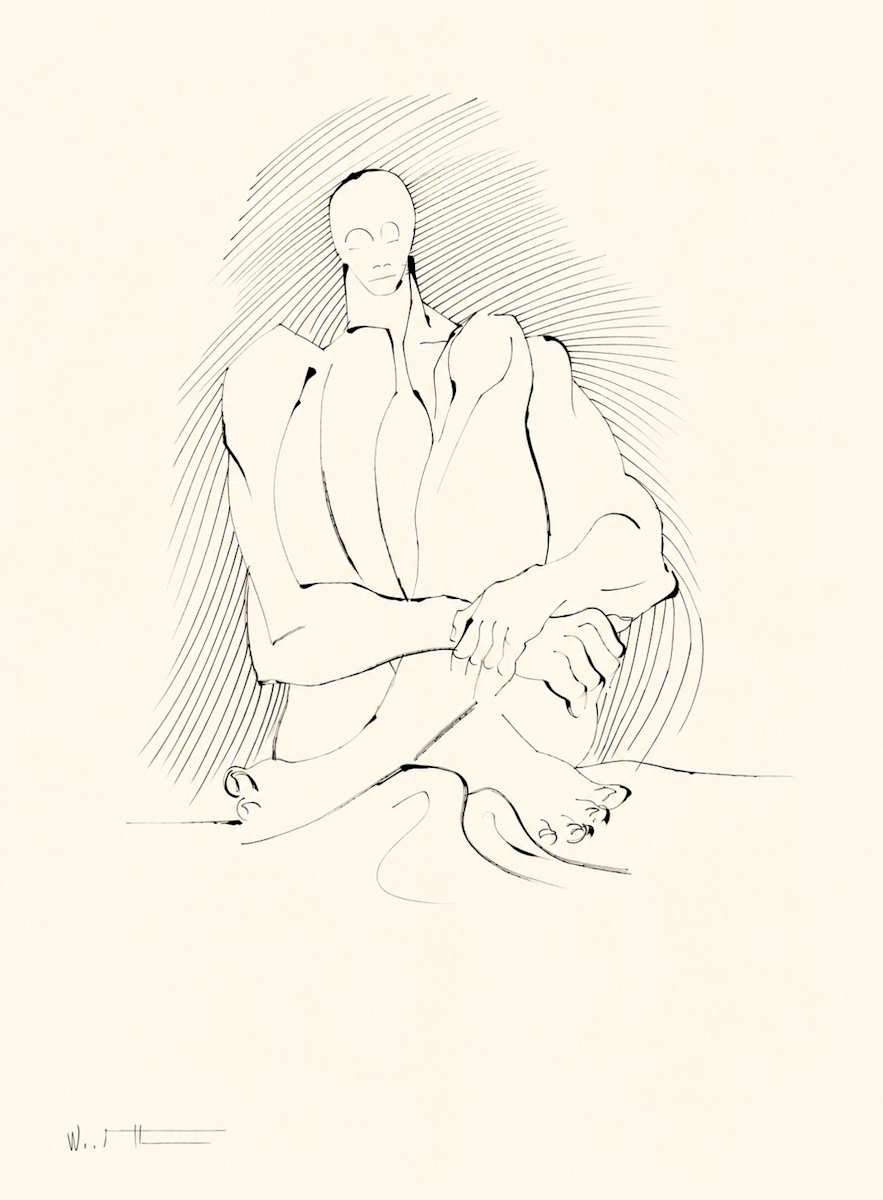 Drawing  50 by Alan Wood-Thomas, Image 1.