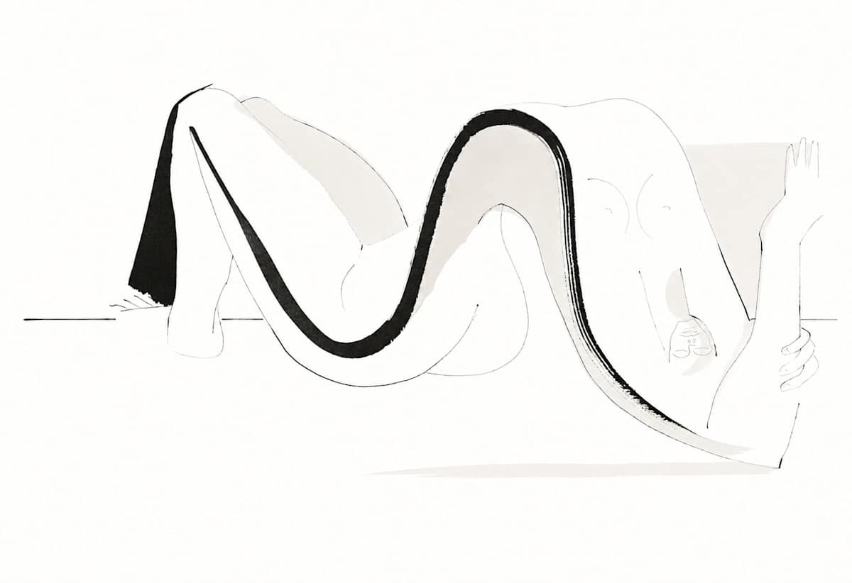 Drawing  51 by Alan Wood-Thomas, Image 1.
